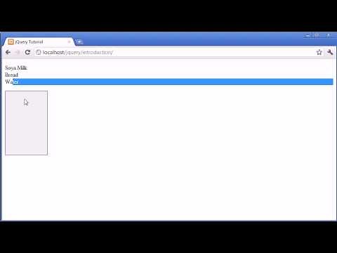 jQuery Tutorial - 166 - Drag and Drop Lists