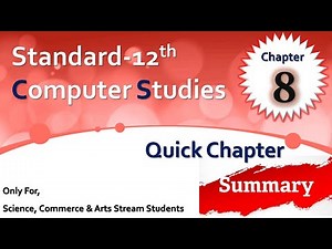 std 12 ch 08 Classes and Objects in Java | quick chapter summary | 🔴 IMPORTANT 🔴