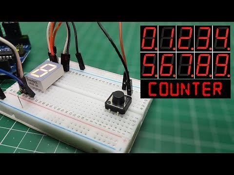 Arduino Seven Segment Display Counter | Push Button | Code Explanation