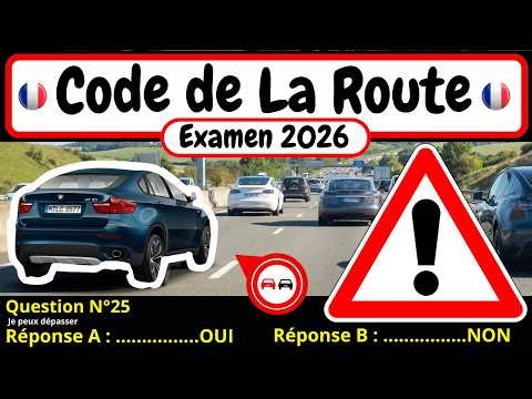 ✅ TEST GRATUIT DU CODE DE LA ROUTE 2026 🚗 #196