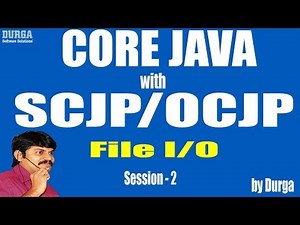 Core Java With OCJP/SCJP: File I/O Part-2||Filewriter||importent methods