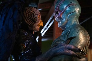 Alan Tudyk Coos About Harry's New Resident Alien Love Interest, Edi Patterson's Blue Avian