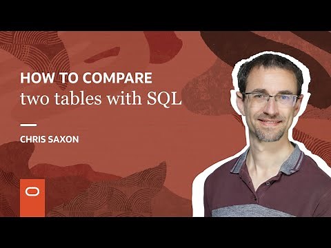 How to compare two tables with SQL