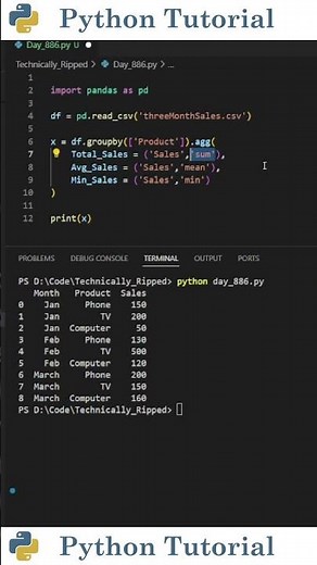 How to Create Aggregated Columns with Pandas | Python Tutorial