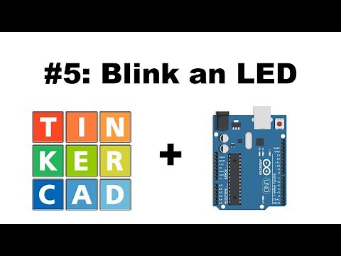LED Light Show #5: Blink an LED | Tinkercad Circuits Lesson Plan
