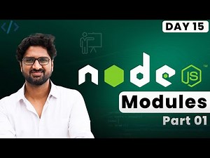 Mastering Node.js Modules (Part 1) | Advanced Backend Development with Node.js | Day 15