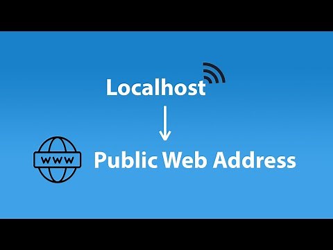 Convert localhost into Public Web Address - Ngrok