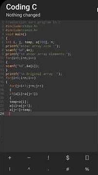 𝘀𝗲𝗹𝗲𝗰𝘁𝗶𝗼𝗻 𝙨𝙤𝗿𝘁 | C Programming Example