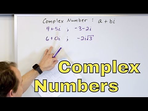 15 - Complex Numbers & the Complex Plane