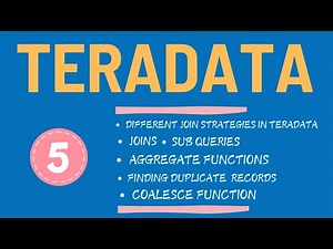 Teradata Tutorial Day - 5 | Teradata SQL | NiC IT Academy |