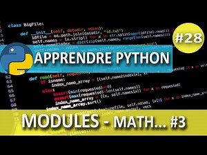 Apprendre Python- Les Modules #2 - math/random/statistics/datetime/time