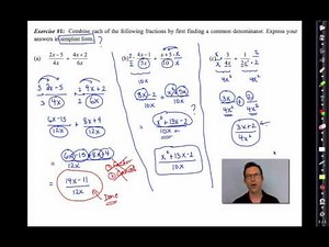 Common Core Algebra II.Unit 10.Lesson 8.Combining Rational Expressions with Addition and Subtraction