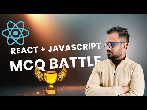 🔴 React + JavaScript MCQ LIVE #4 | LIVE Quiz + Winner 🏆