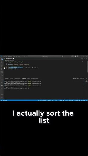 Sorting a List Alphabetically with ' sort' #pythonanddjangofullstackwebdeveloper #python #coding