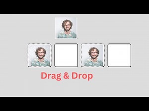 Drag and Drop Using HTML CSS JavaScript