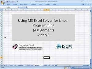Assignment Problem in Excel Solver (Step-by-Step Optimization Model)