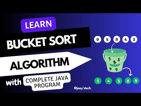 Bucket sort in data structure | Sorting algorithms | Easiest explanation with examples #bucketsort