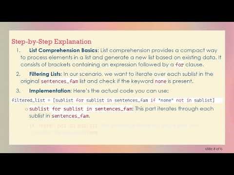 Removing Lists Containing Specific Strings with Python