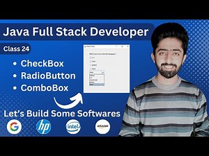 Java ComboBox RadioButton and CheckBox swing tutorial | Java Full Stack Course | lecture 24