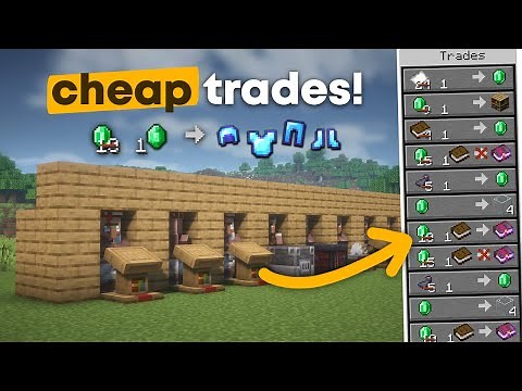 EASIEST Villager Trading Hall | 1 EMERALD TRADES! | Minecraft 1.21+ (Java)