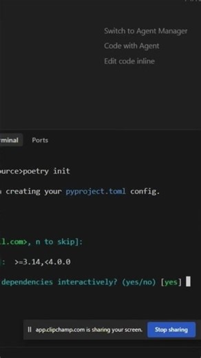 Configure Poetry Python Virtual Environment | Step-by-Step Setup Guide #llm #coding #virtualenv