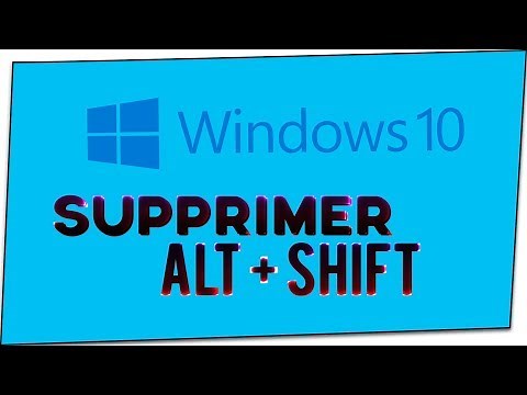 DELETE ALT + SHIFT! Windows 10 - (2019)