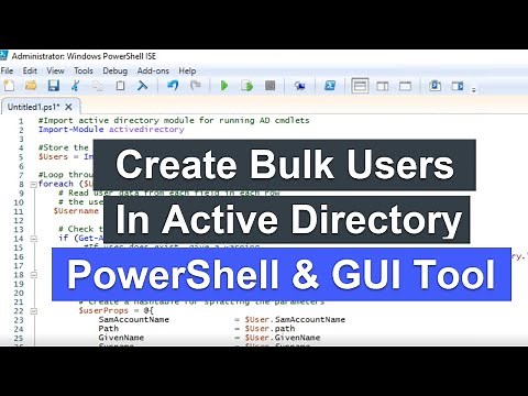 Create Bulk Users in Active Directory (Step-By-Step Guide)