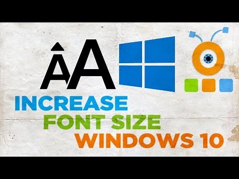 How to Increase the Font Size in Windows 10 | How to Change Font Size in Windows 10