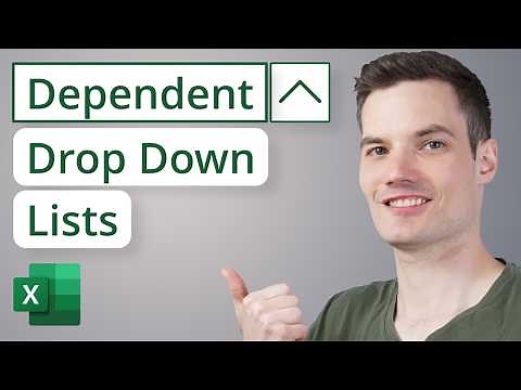 How to Create a Dependent Drop Down List in Excel (Step-by-Step Tutorial)