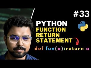 33. Function return statement in Python | Python for Beginners in Hindi (Full Course) #codeandfun