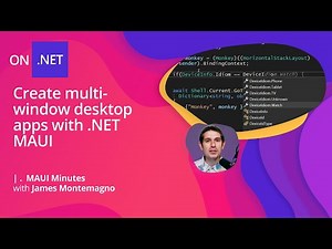 Create multi-window desktop apps with .NET MAUI