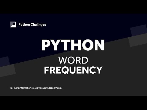 Python Challenge | Word Frequency