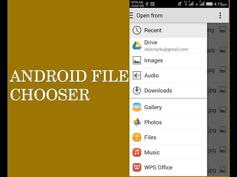 ANDROID FILE CHOOSER