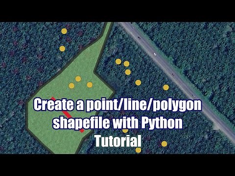 How to create a point/line/polygon shapefile with Python and Fiona - Tutorial