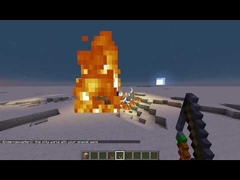 How to SHOOT FIREBALLS with a FIREBALL WAND in Minecraft 1.19.1 (working!) (Java)