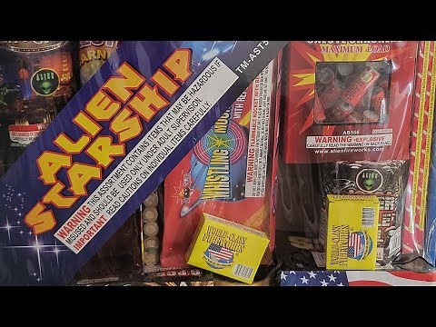Alien Fireworks | Alien Starship Assortment Items ☆ 4th of July 2024