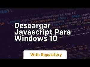 Descargar javascript para windows 10