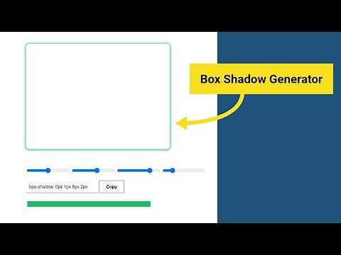 Shadow Play: Building a Box Shadow Generator with HTML, CSS, and JavaScript | #huxnwebdev