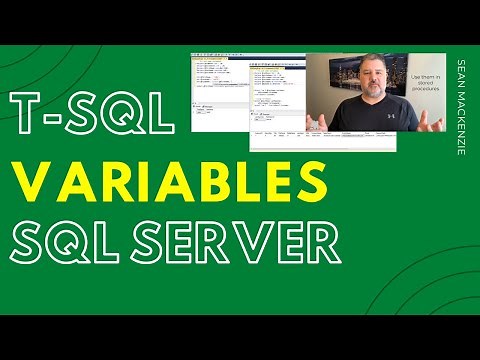 How to Use Variables in SQL Server - TSQL Examples