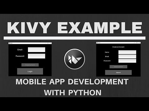 Python Kivy Example GUI Tutorial