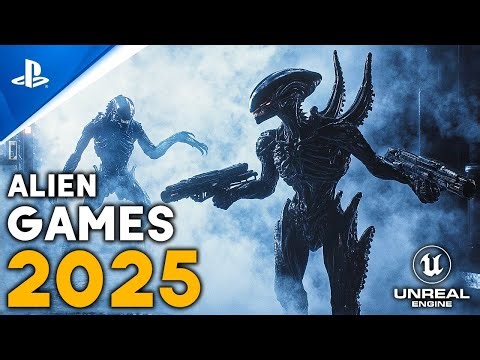 TOP 10 NEW Upcoming ALIEN Games of 2025
