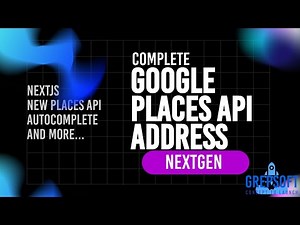 NextJS Google Address Autocomplete API