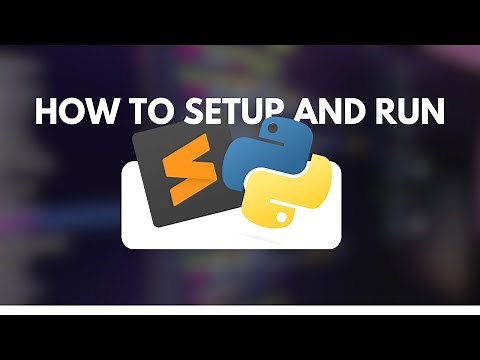 How to Run Python Easily with Sublime Text | Tutorial 2023