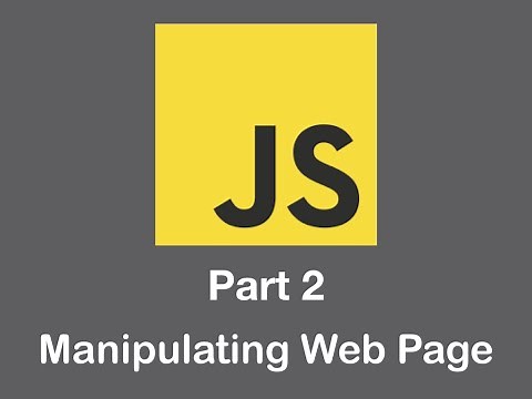 Javascript - Manipulating a Web Page Using Javascript - Lesson 2