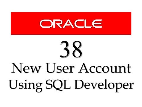 SQL tutorial 38: How to create user using SQL Developer in Oracle database