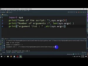How to Get the command line arguments passed to a script in Python