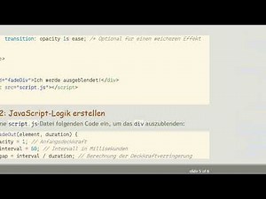 Here's how to gently fade out a div after a set time – using only JavaScript.