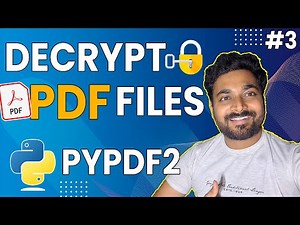 Open a password protected PDF File | Python