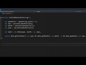 How to Validate a Date Using JavaScript (Simple)