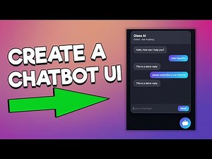 Chatbot UI Design Tutorial (HTML CSS JavaScript) | Build a Chatbot UI with HTML CSS JS (2025)